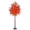 6ft. Pre-Lit Autumn Artificial Fall Tree with 300 Warm White LED Lights